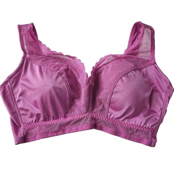 Rhonda Shear Pink Style 676 Shapewear Leisure Bra in Size 3X - Picture 1 of 10